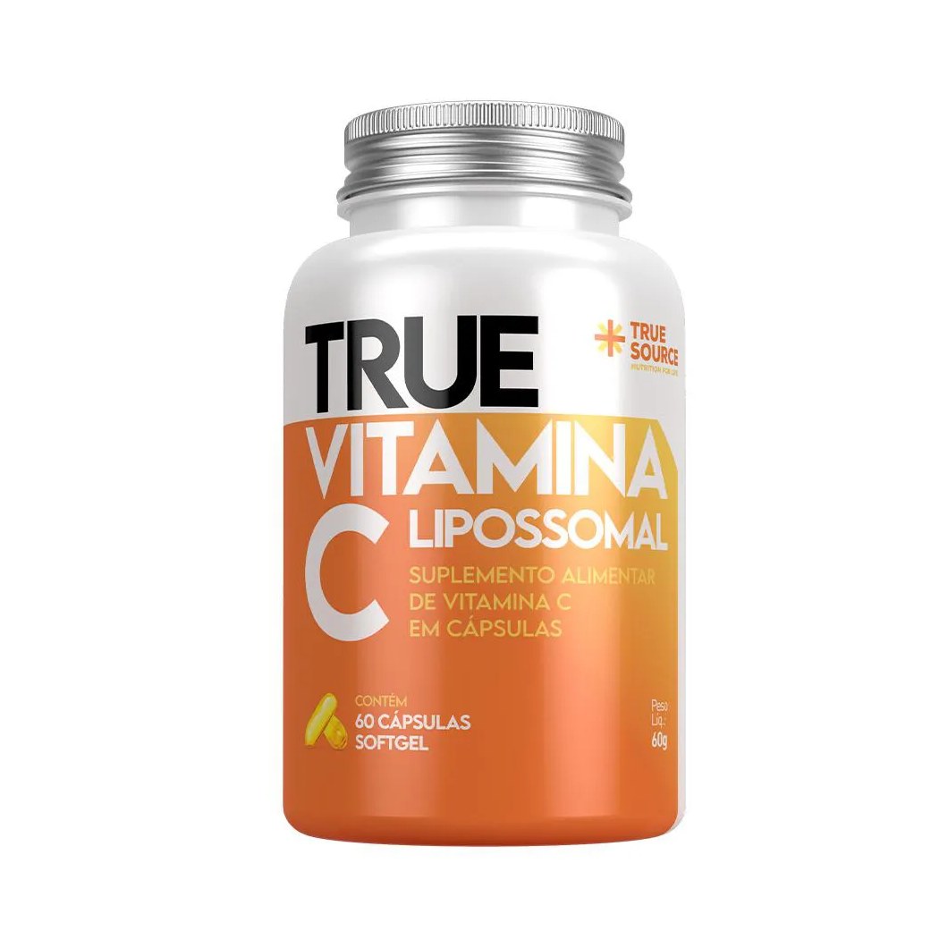 Vitaminas e Mineraistrue Vitamina C Lipossomal 60 cápsulas - True Source
