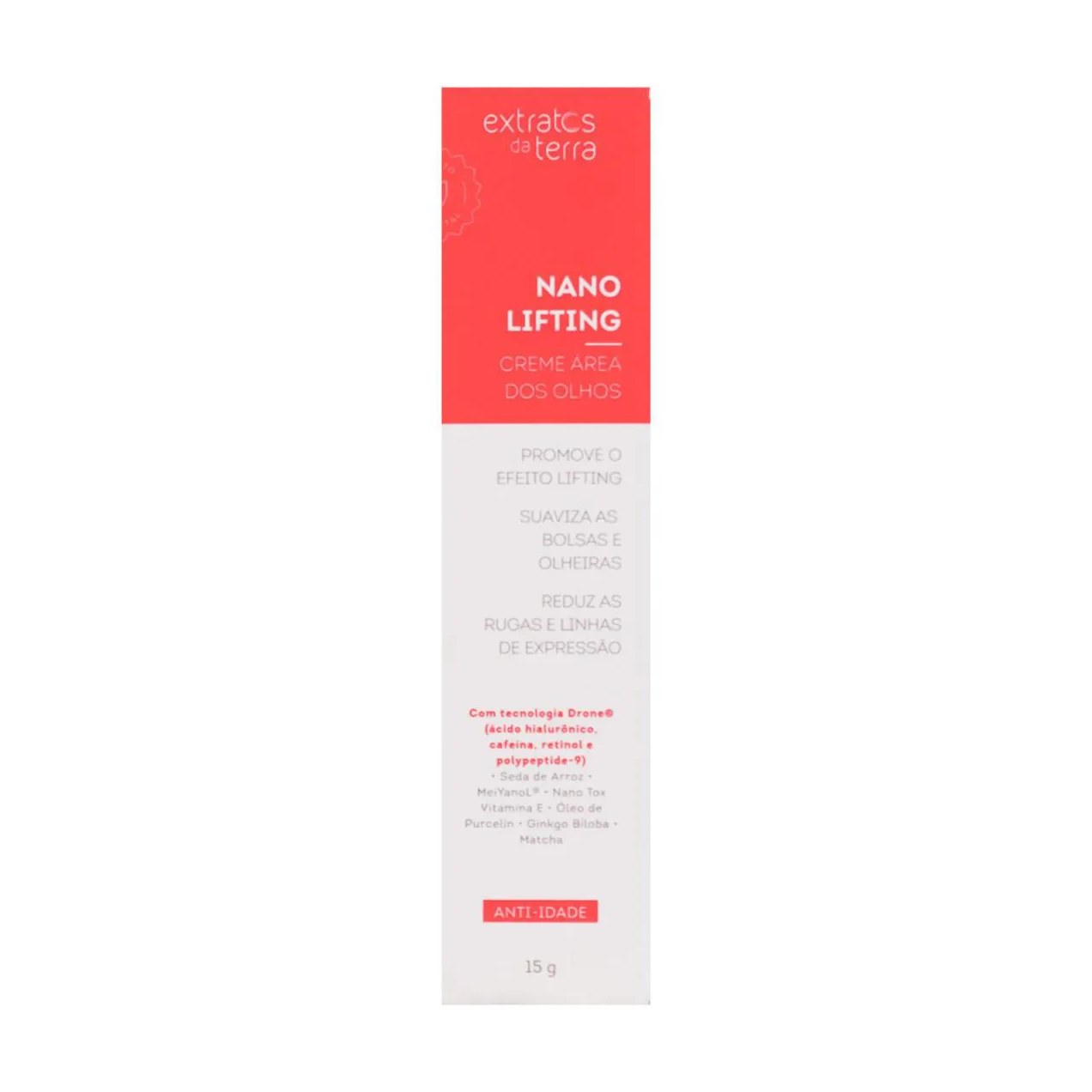 Extratos da Terra Creme para Area Dos Olhos Nanolifting 15g