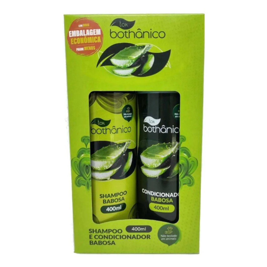 Kit Tok Bothanico Babosa Shampoo 400ml +condiocionador 400ml