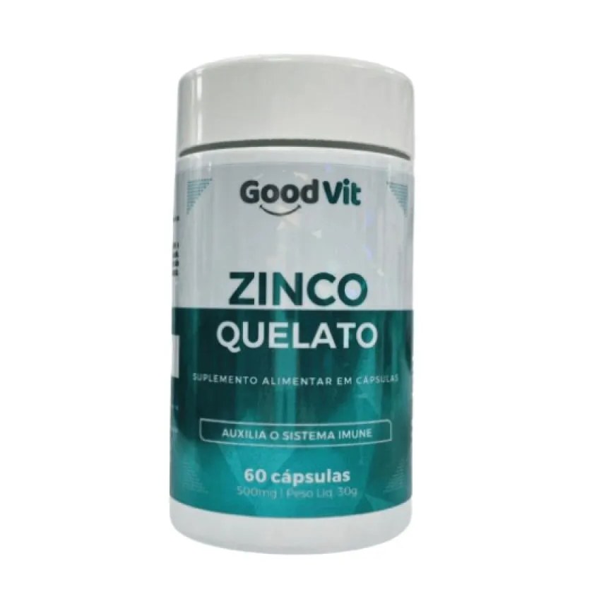 Zinco Quelato C/60 cápsulas - Goodvit