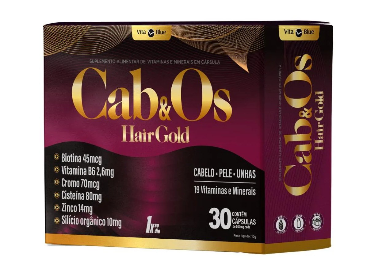 Cab&Os Hair Gold C/30 cápsulas - Vita Blue