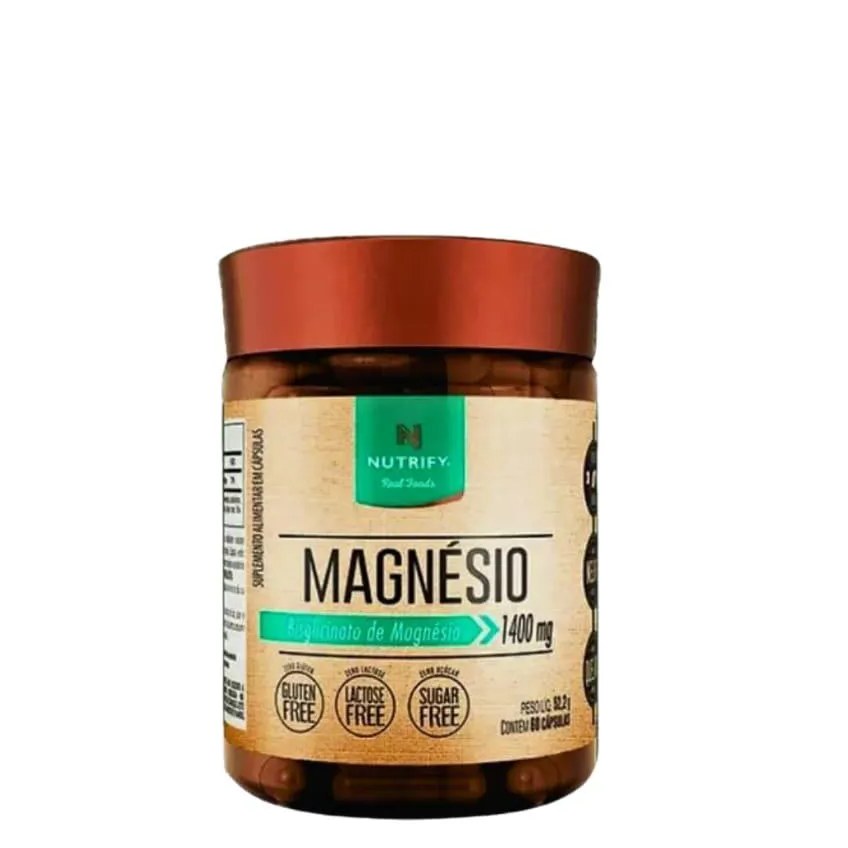 Magnesio Bisglicinato 1400mg 60cps Nutrify- Original