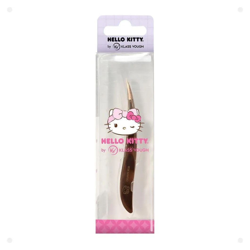 Pinça Dourada Hello Kitty By Klass Vough Ponta Bisturi Twhk-02