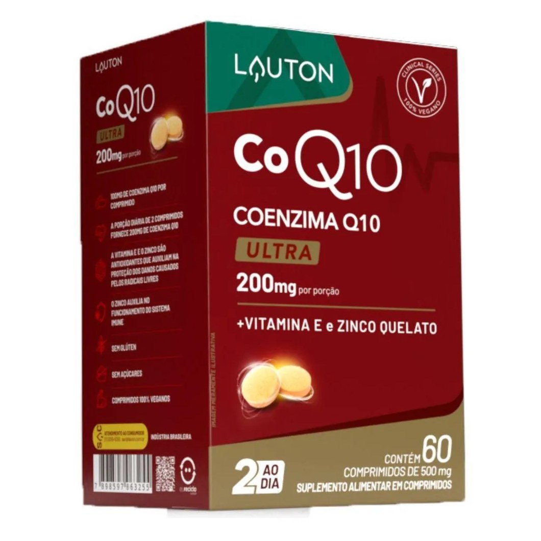 Coenzima Q10 Ultra 200mg 60 comprimidos - Lauton