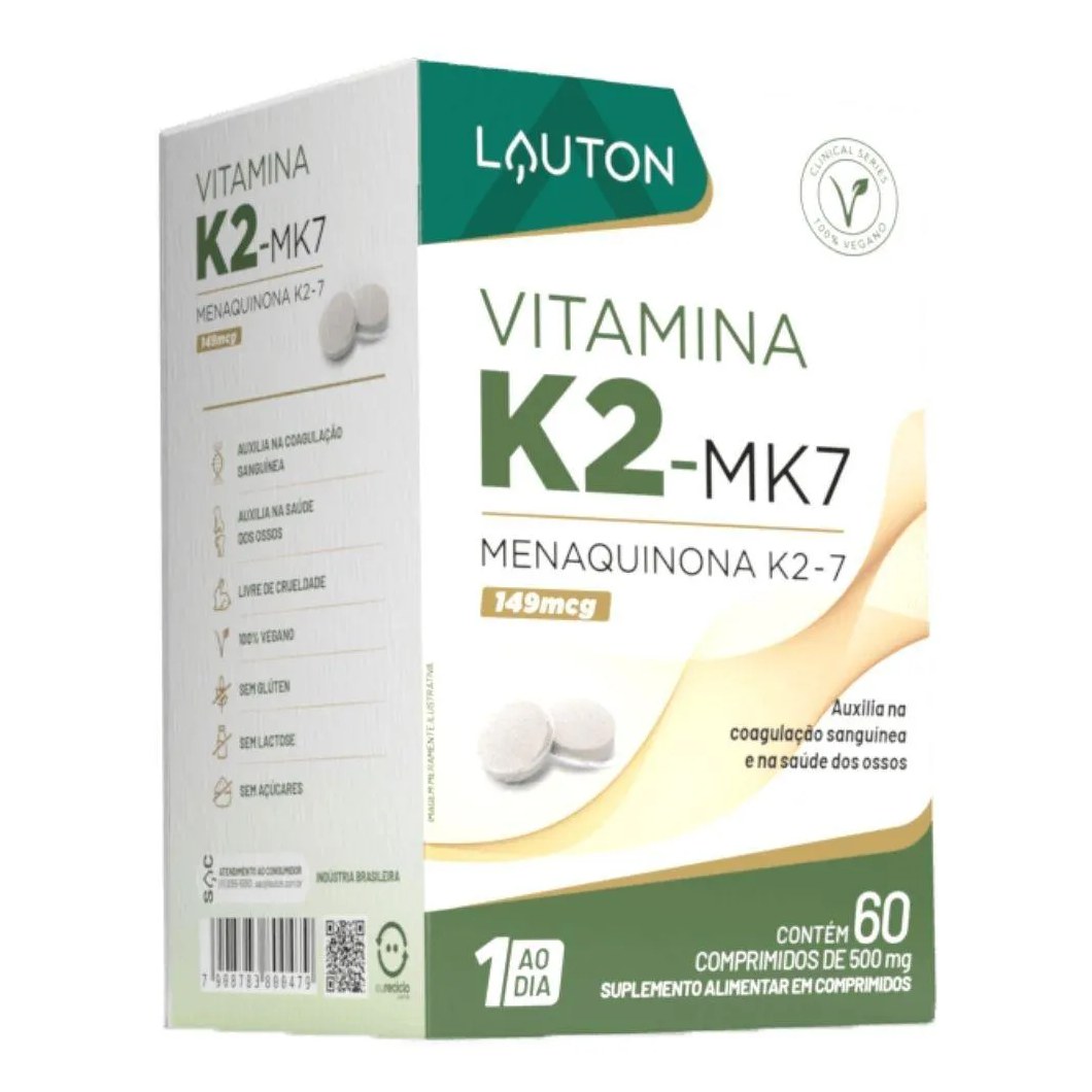Vitamina K2 (mk-7) 60 comprimidos - Lauton