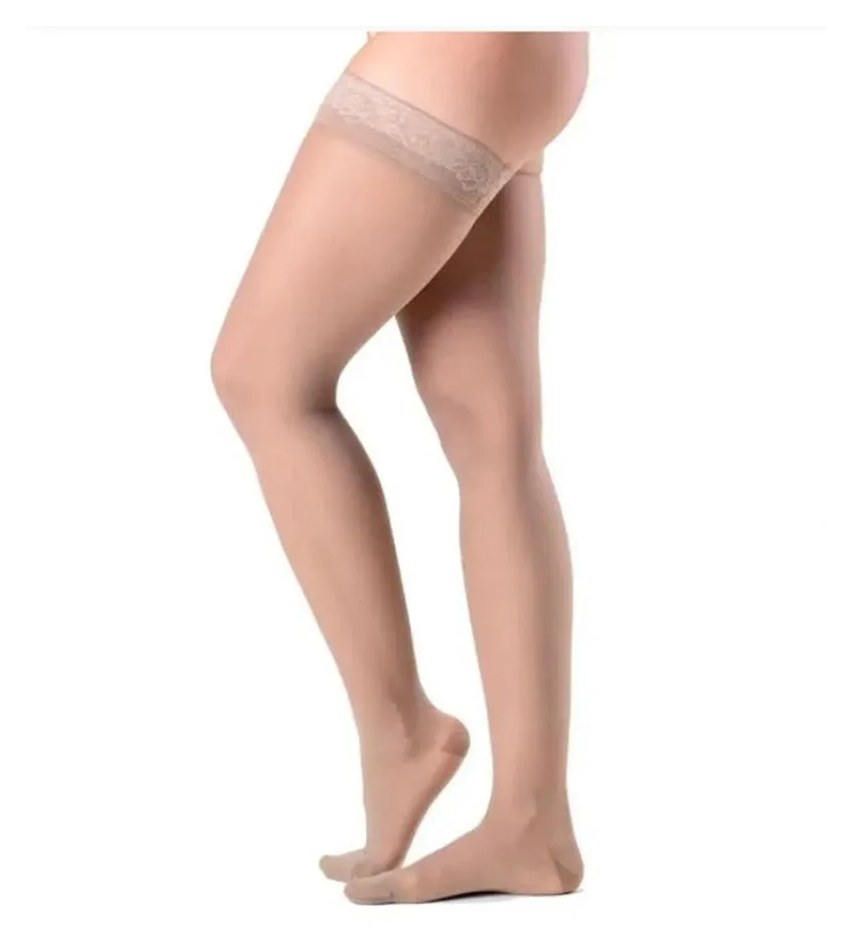 Meia 7/8 Sigvaris Audace 120B 15-20 Mmhg Ponteira Fechada Preta 2