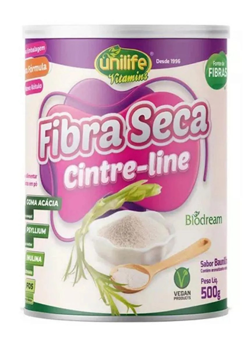Fibra Seca - Cintre Line - Sabor Baunilha 500 G