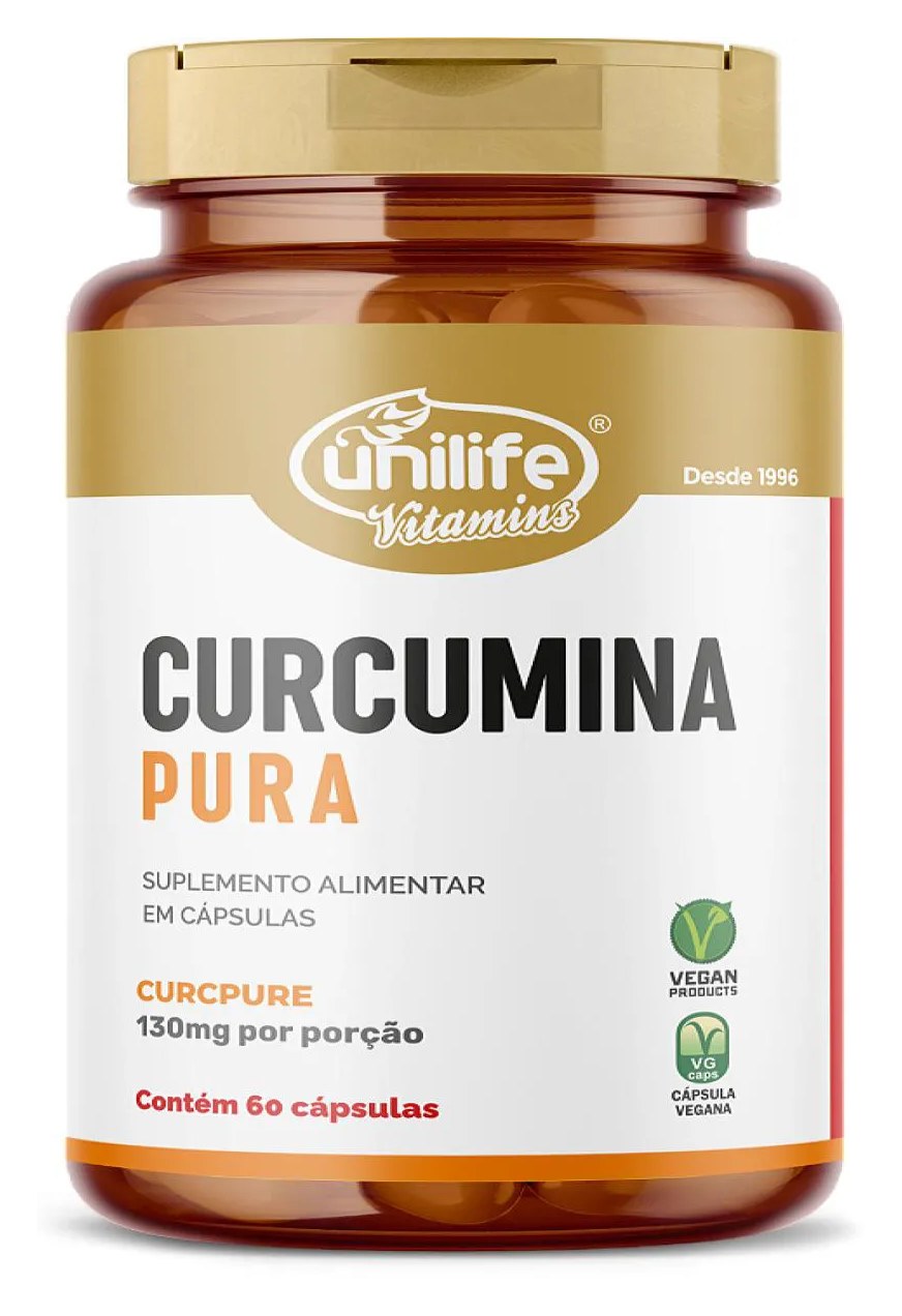 Curcumina Pura - 60 cápsulas 450 Mg