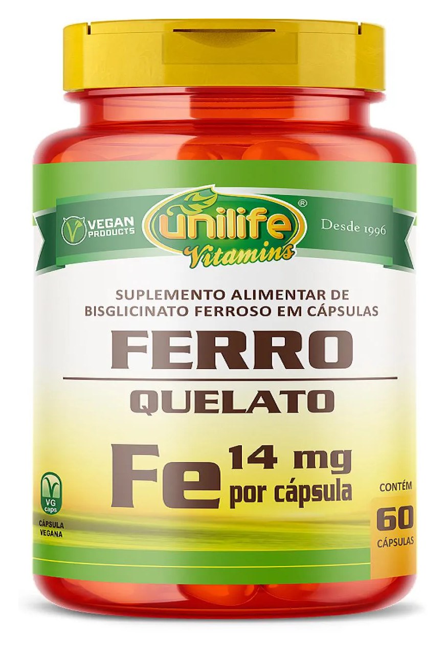 Ferro Quelato "fe" - 60 cápsulas