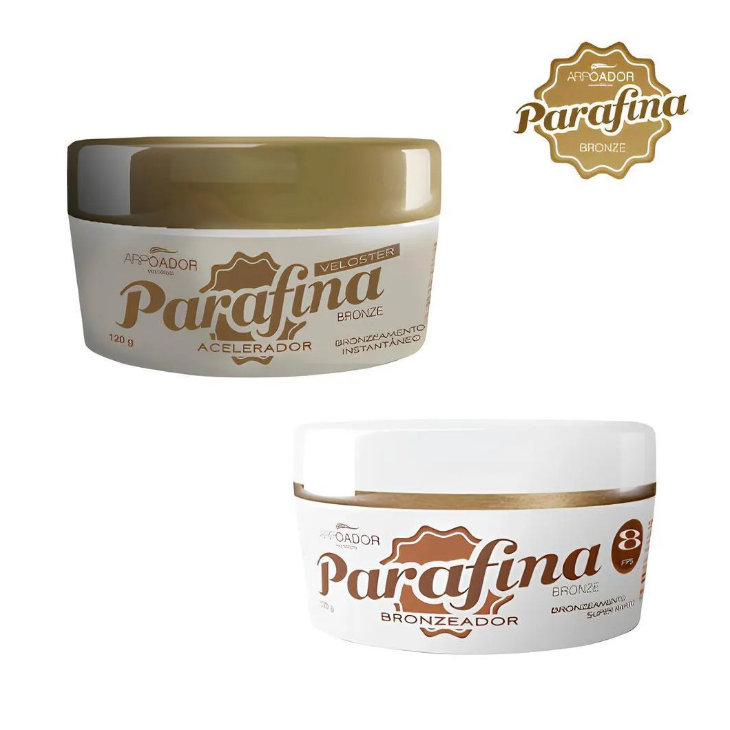 Kit Parafina Bronze Fps 8 Arpoador + Parafina Veloster 120g