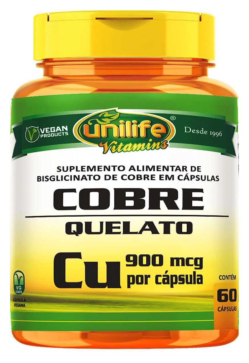Cobre Quelato - 60 Cápsulas