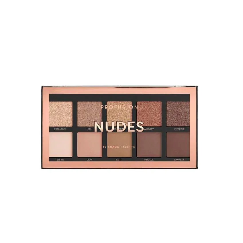 Paleta de Sombras Profusion Nudes 10 Cores
