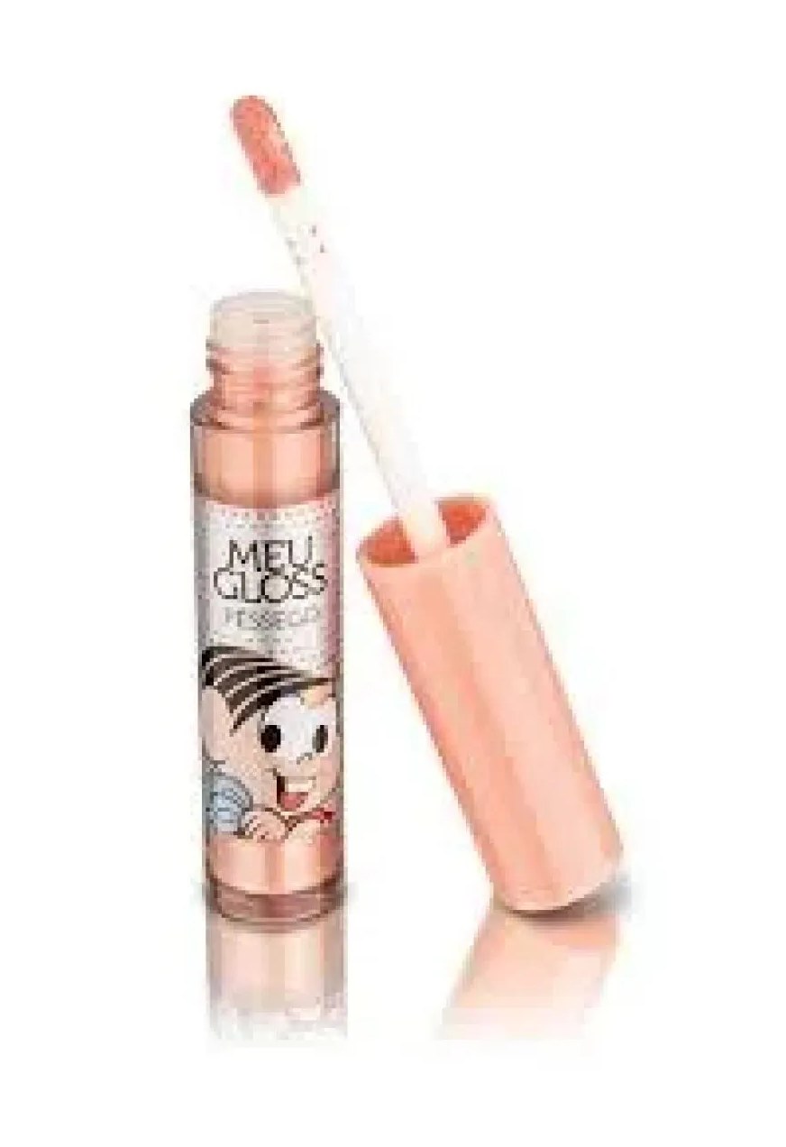 Meu Lip Gloss Turma da Mônica Pêssego