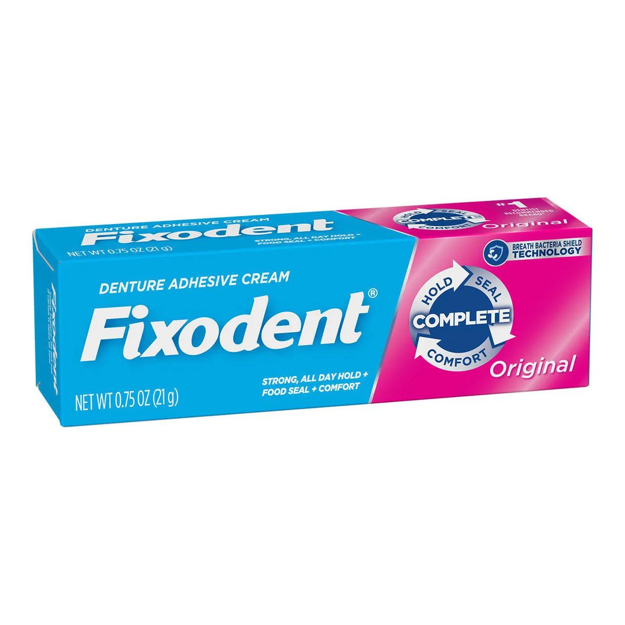 Creme Fixador de Dentadura Fixodent Original com 21g