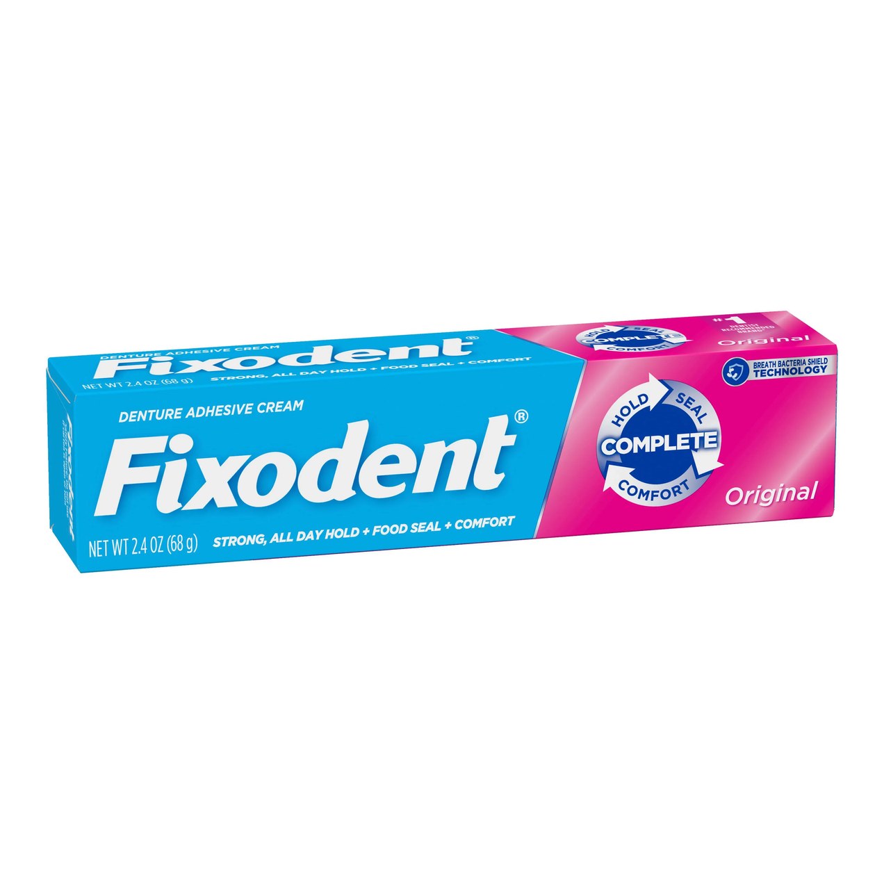 Creme Fixador de Dentadura Fixodent Original com 68g