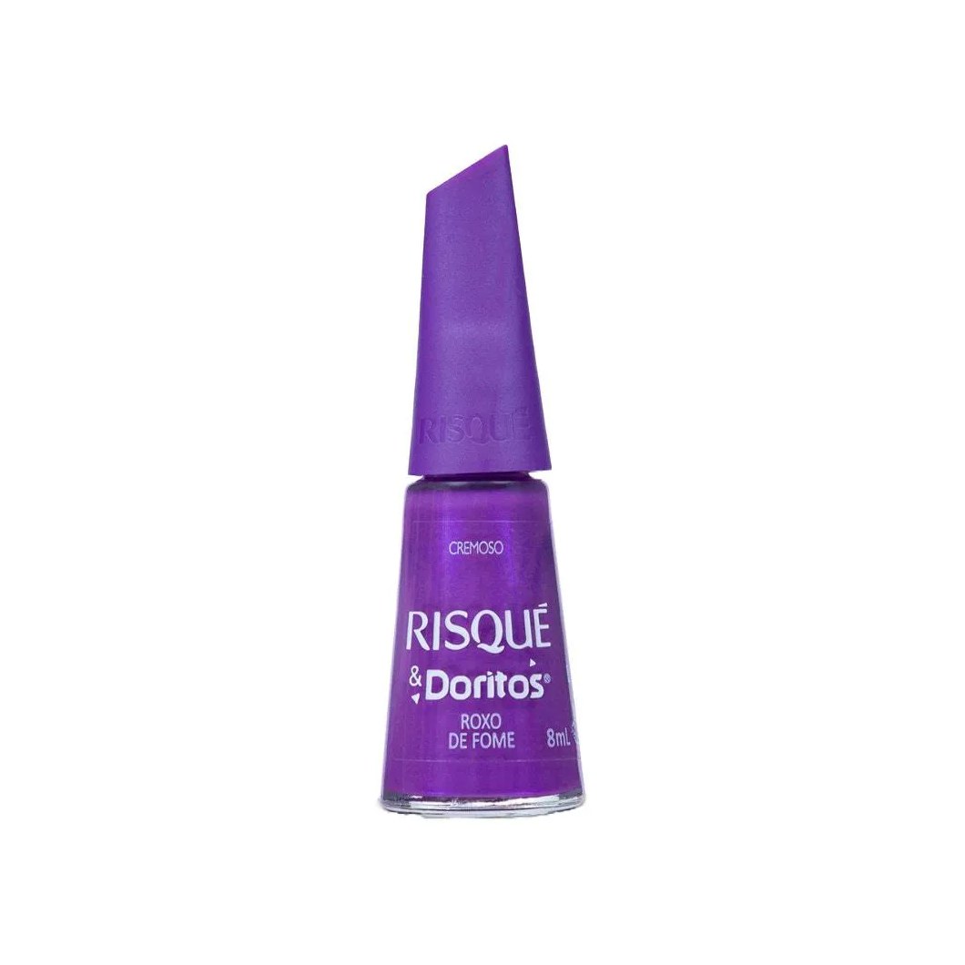 Esmalte Risqué & Doritos Roxo de Fome 8ml
