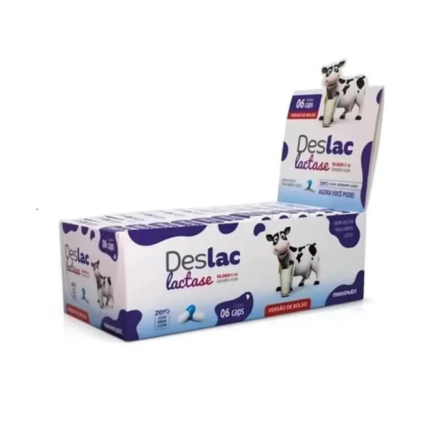 Deslac Versão de Bolso Display (12 unidades de 6 Cápsulas) - Padrão: Único