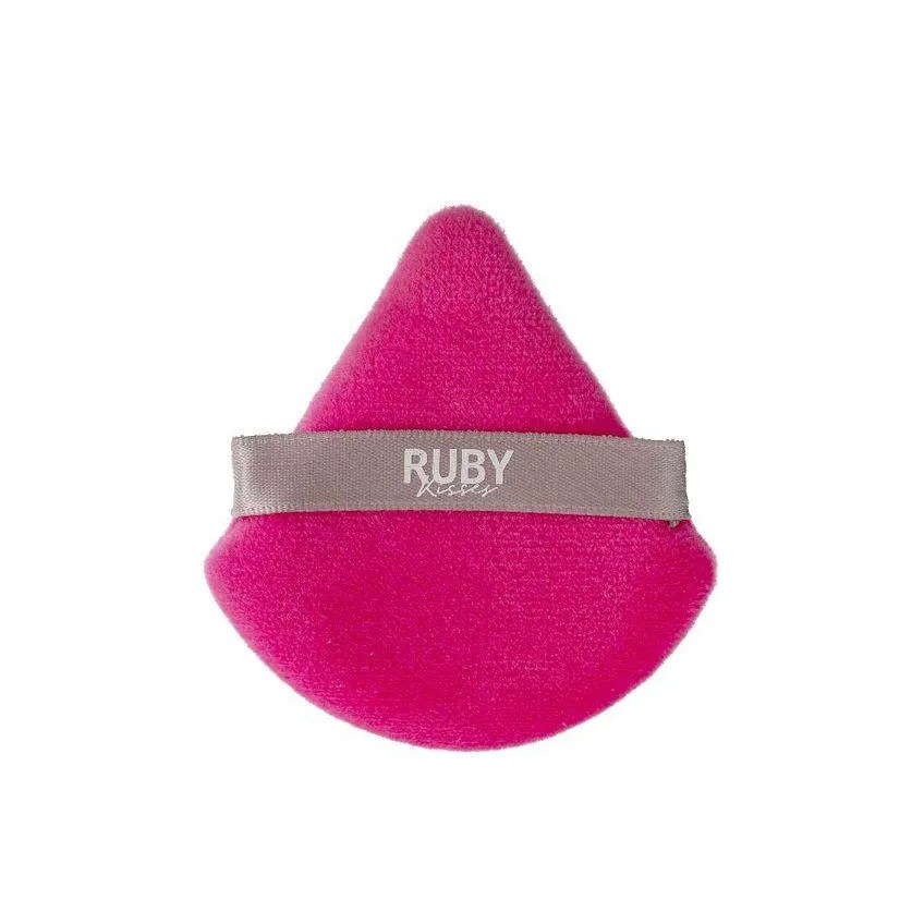 Esponja Puff para Pó Triangular Rosa - Ruby Kisses