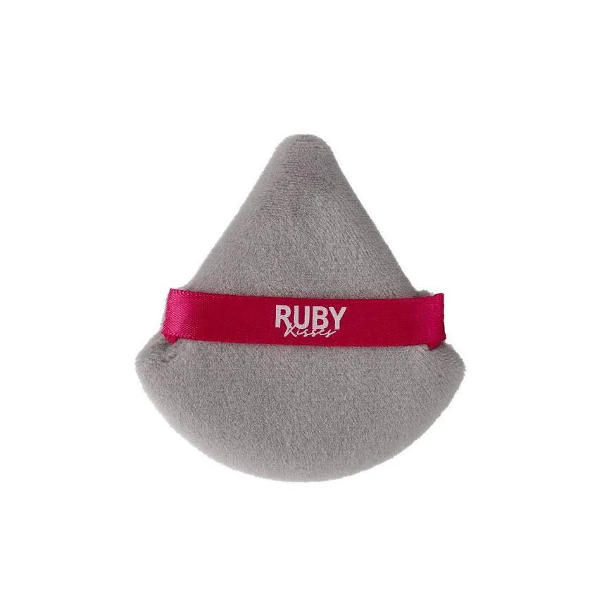 Esponja Puff para Pó Triangular Cinza - Ruby Kisses