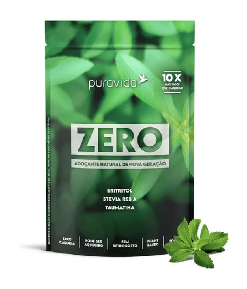 Adoçante Zero Premium Puravida - 100g - Stevia - Taumatina