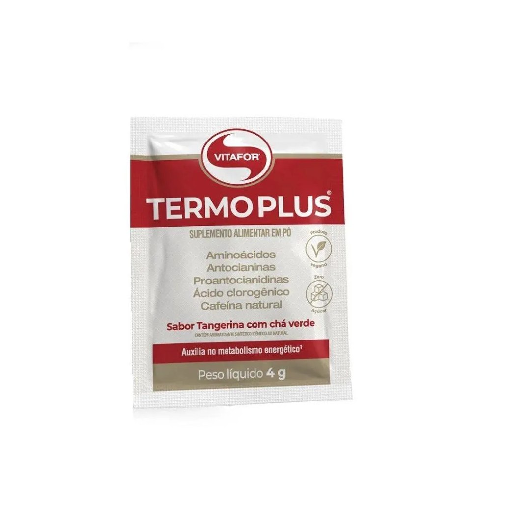 Termo Plus Sachê (4G) - Sabor: Tangerina com Chá Verde