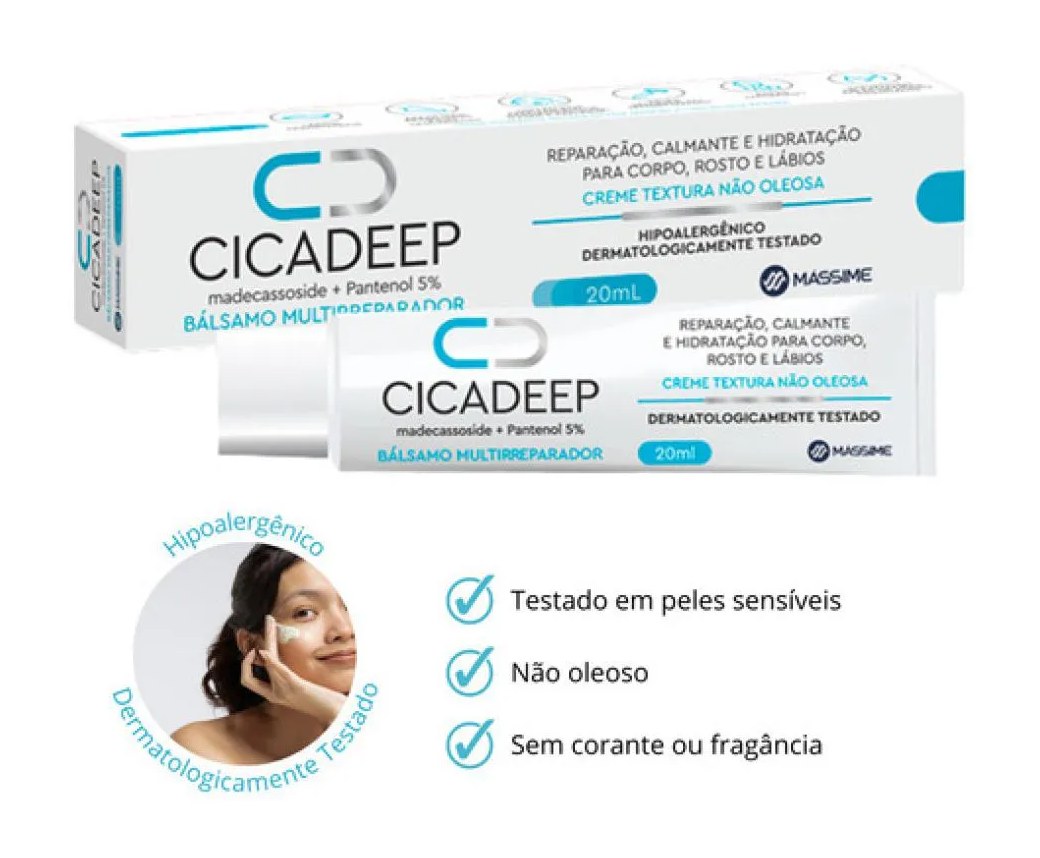 Cicadeep 20ml - Reparador e Hidratante - Mássime