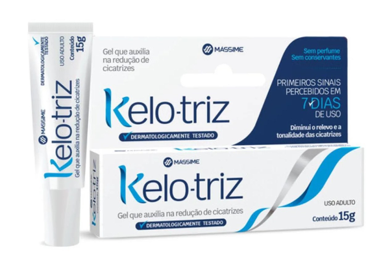 Kelo - Triz 15g - Trata Queloides e Cicatrizes - Mássime