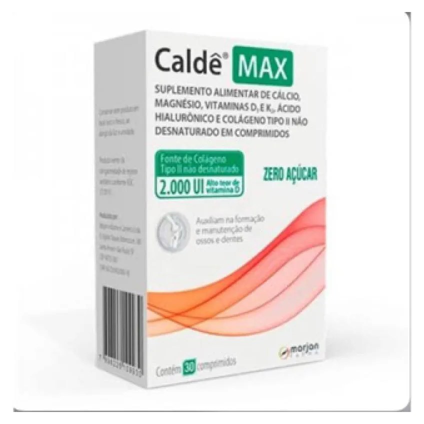 Caldê Max Zero Açúcar 30 comprimidos