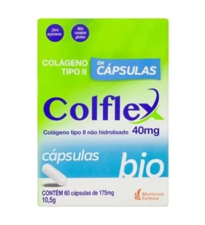 Suplemento Alimentar Colflex Bio Colágeno Tipo II Leve90 Pague60 Caps