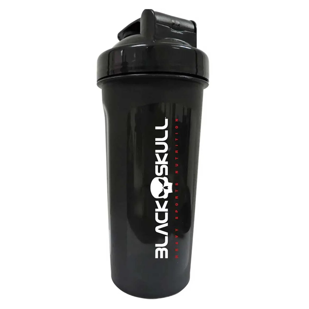 Coqueteleira Academia Garrafa Bpa 600ml Black Skull