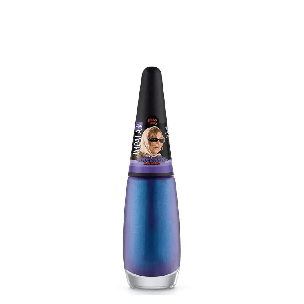 Esmalte Impala Acetinado Globoplay Alucicrazy 7,5ml