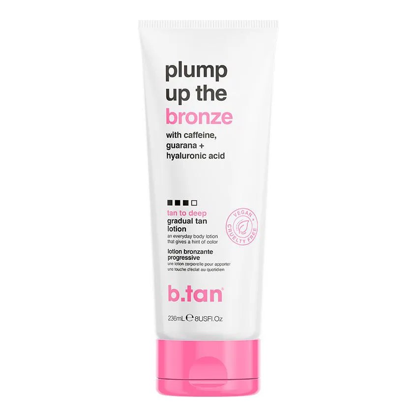 Loção Autobronzeadora B.tan Plump Up The Bronze 236ml