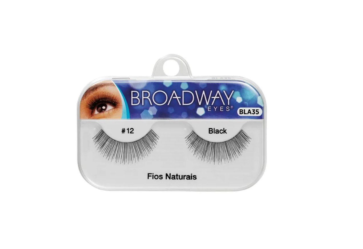 Cílios Postiços Fios Naturais 12 - Broadway