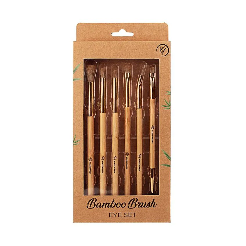 Kit com 6 Pincéis para Olhos Bamboo Brush - Klass Vough