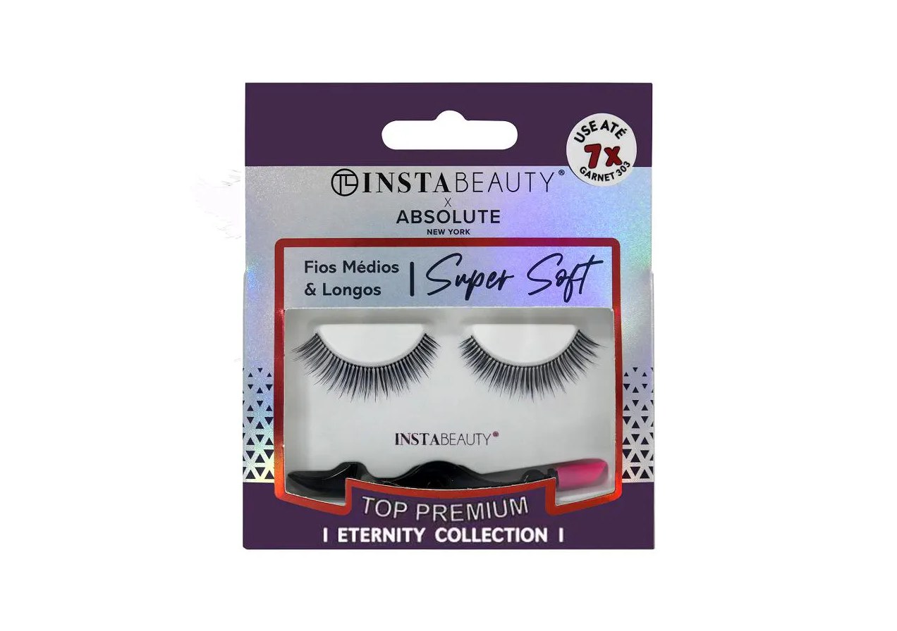 Cílios Postiços Super Soft Garnet 303 - Absolute New York X Instabeauty