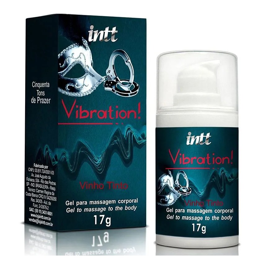 Gel Vibration Tons de Vinho Tinto - Intt Cosméticos