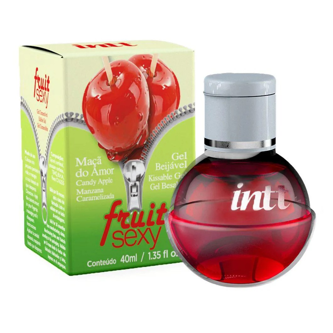 Gel Beijável Fruit Maça do Amor - Intt Cosméticos