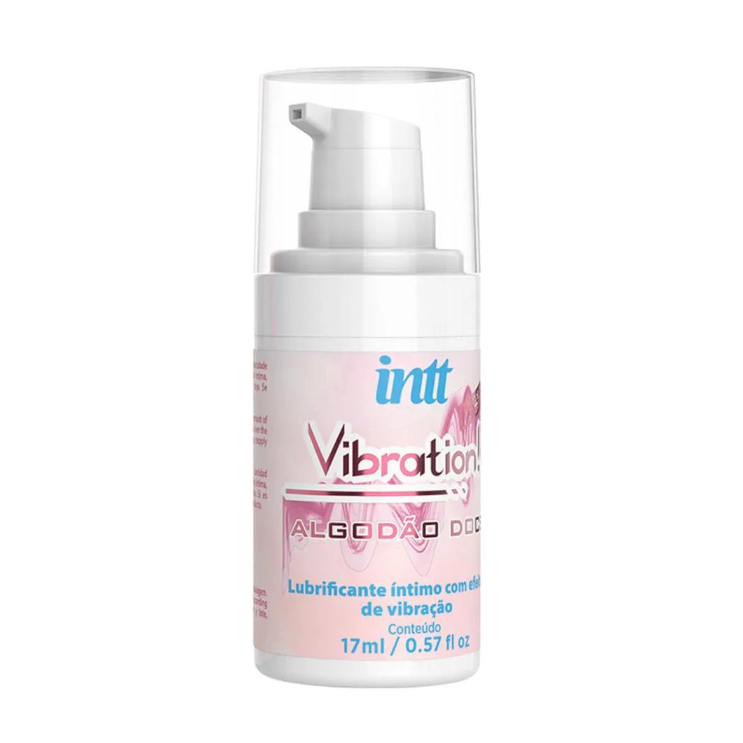 Gel Vibration Eletrizante Algodão Doce - Intt Cosméticos