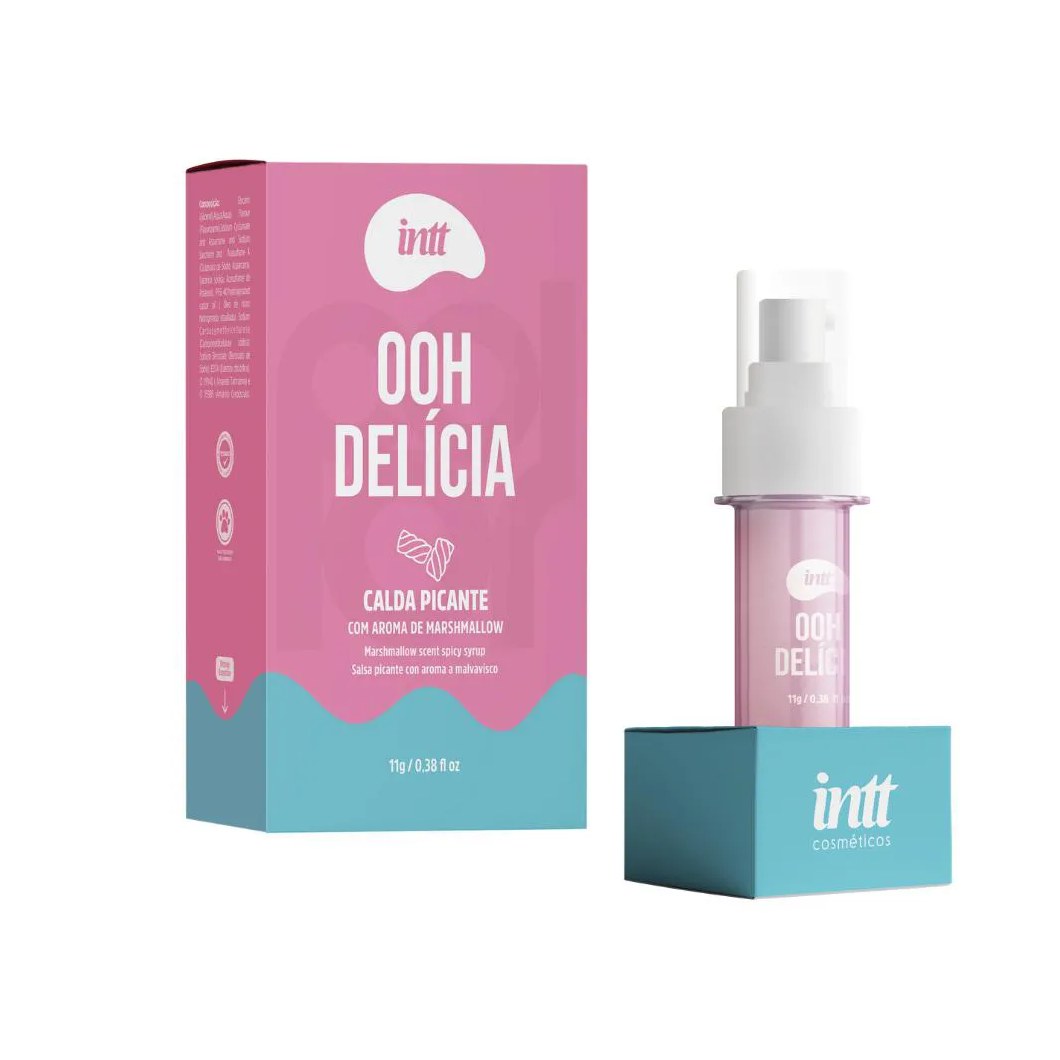Lubrificante Calda Picante Marshmallow - Ooh Delícia - Intt Cosméticos