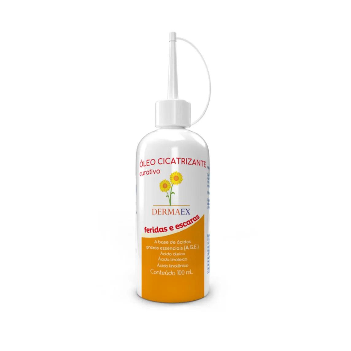 Óleo de Girassol Cicatrizante 100ml - Escaras e Feridas - Dermaex