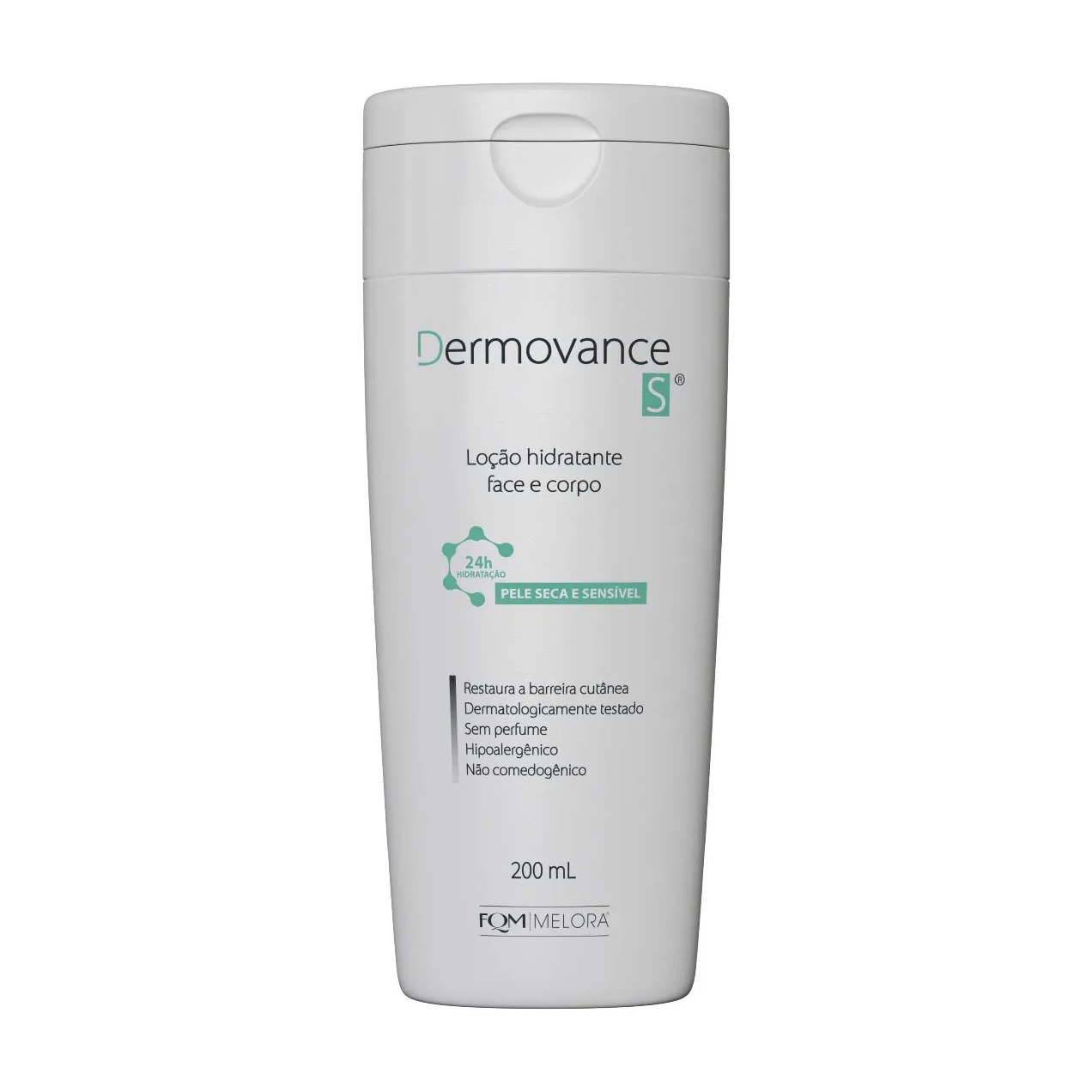 Loção Hidratante Corporal Face e Corpo DermovanceS Pele Seca e Sensível 200ml