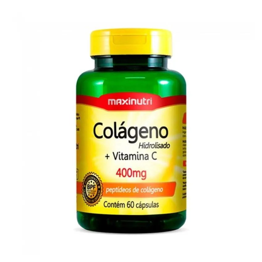 Colágeno + Vitamina C 400Mg (60 cápsulas) - Padrão: Único