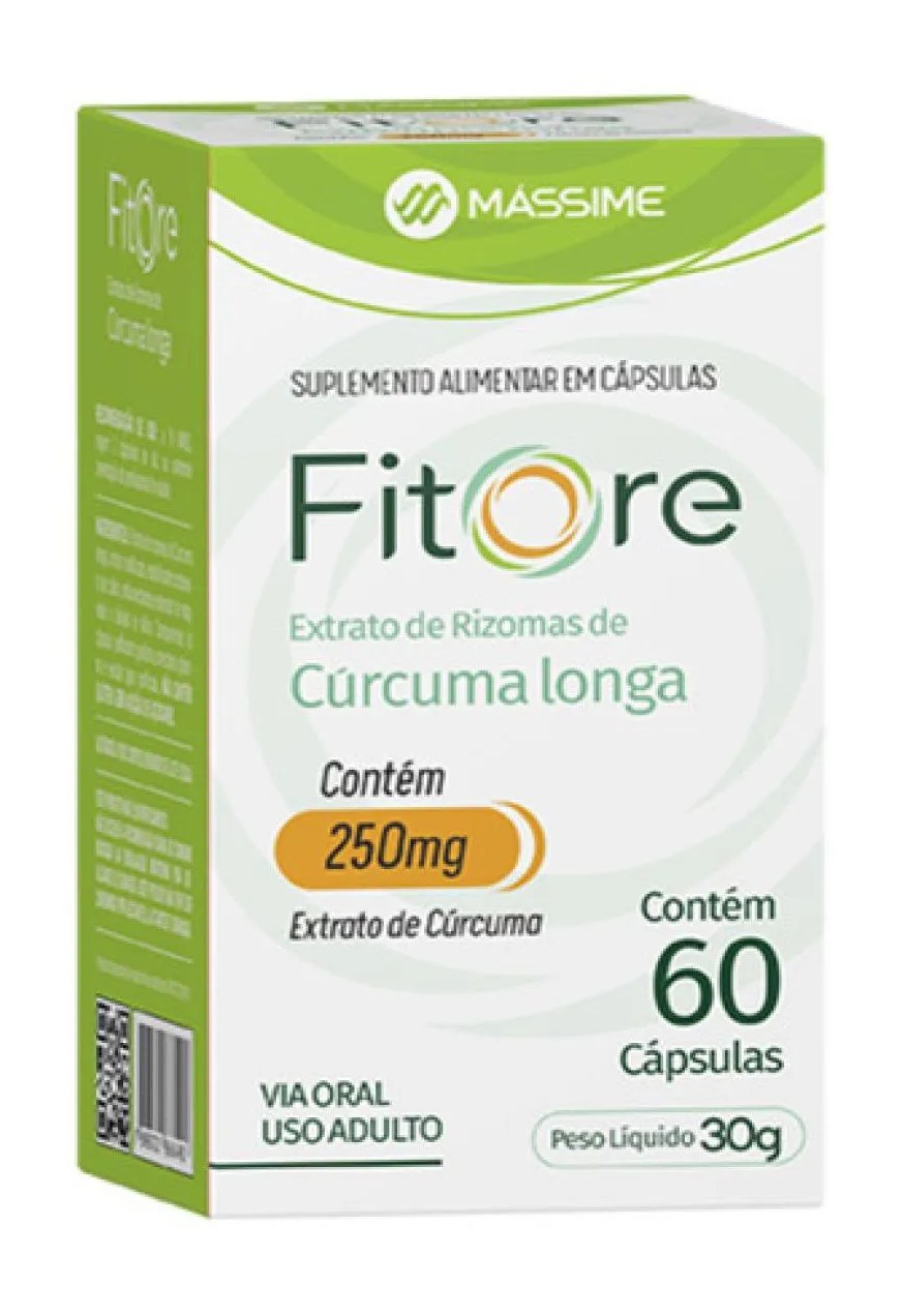 Fitore 250mg - Suplemento Alimentar - 60 cápsulas - Mássime