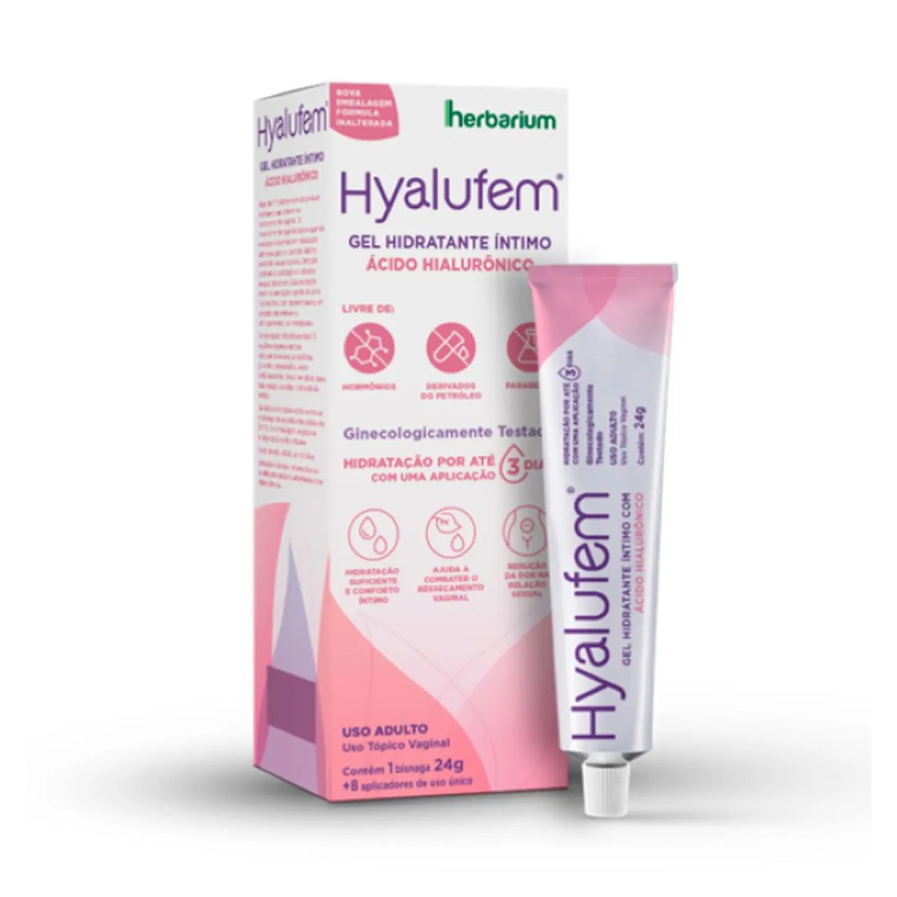 Gel Hidratante Intravaginal Hyalufem com 24g