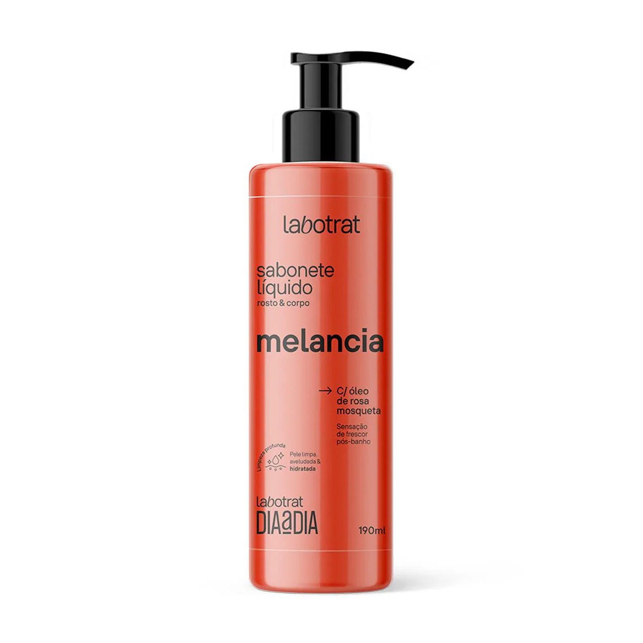Sabonete Líquido Rosto e Corpo Labotrat Dia a Dia Melancia 190ml