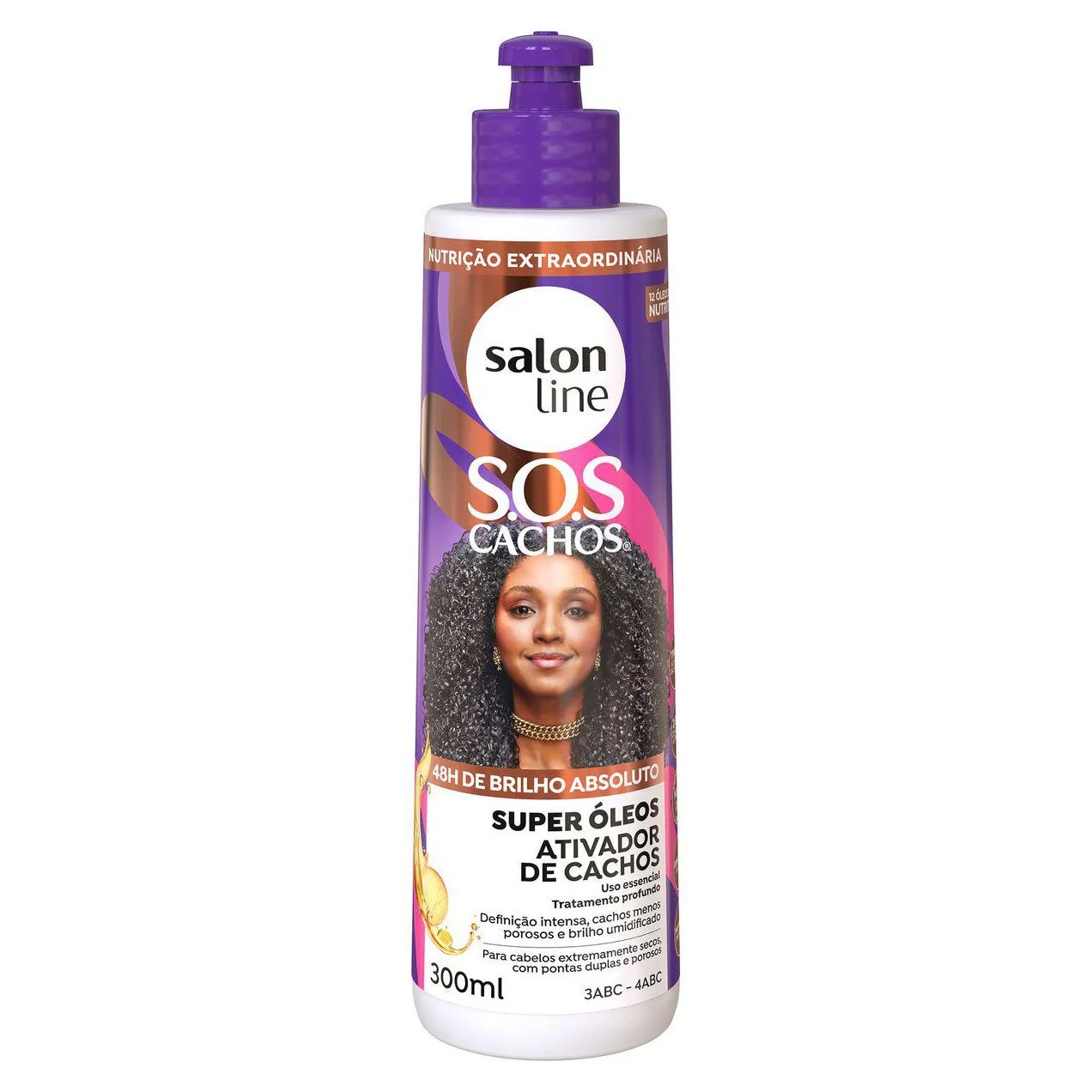 Ativador de Cachos Salon Line S.O.S Super Óleos Nutritivo 300ml