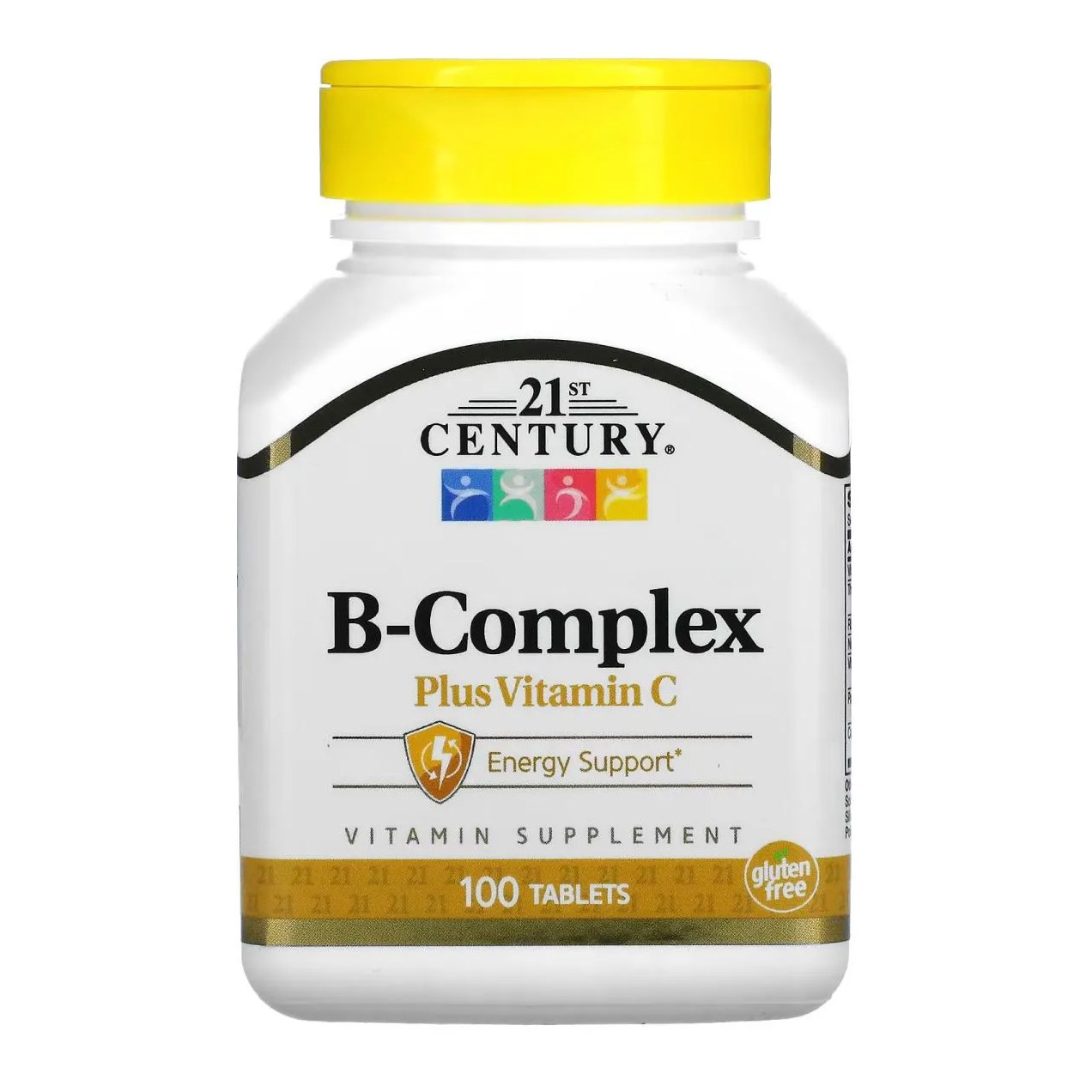 Complexo B + Vitamina C 100 Tabletes 21st Century