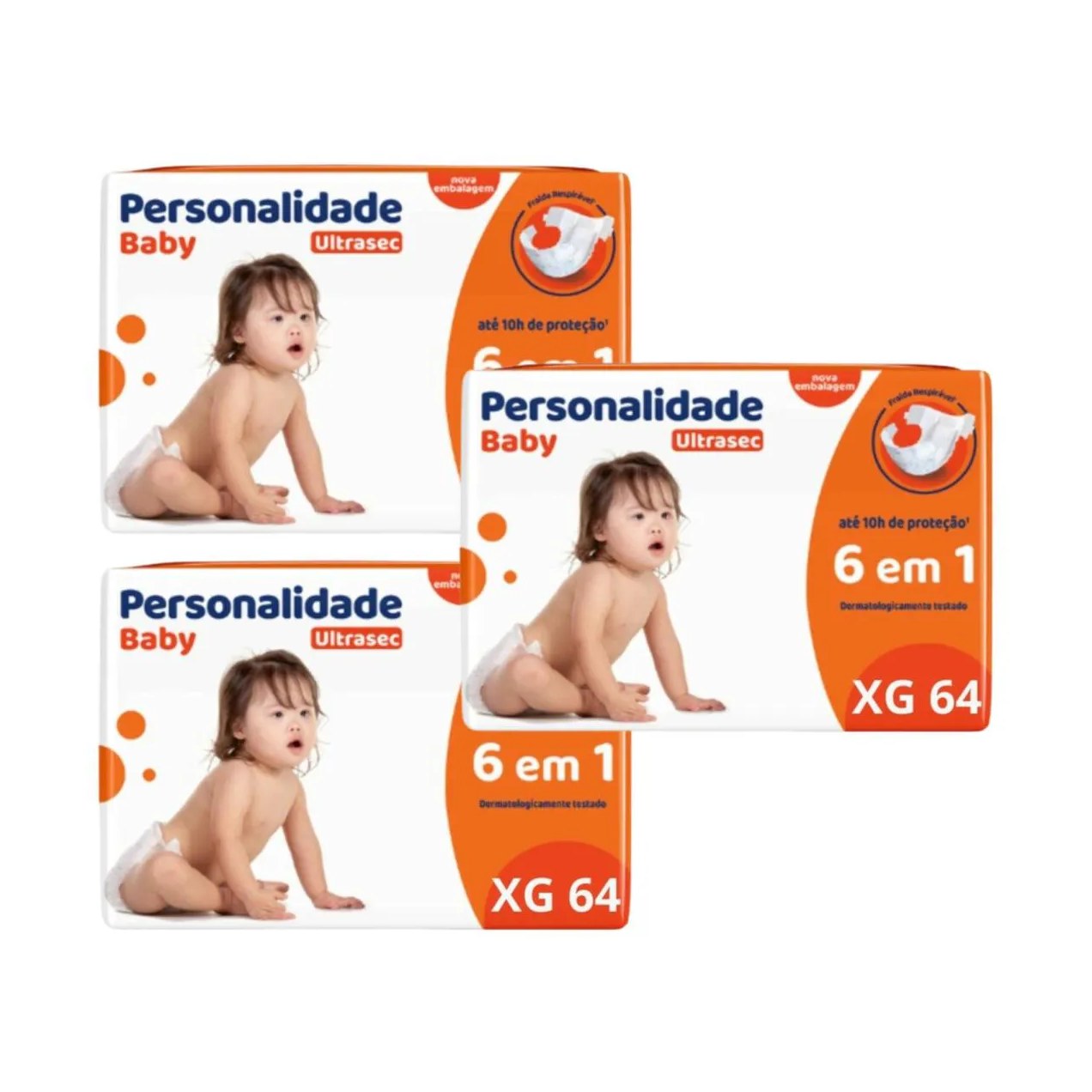 Kit C3 Ultrasec Fralda Máxima Absorção Xxg - Personalidade
