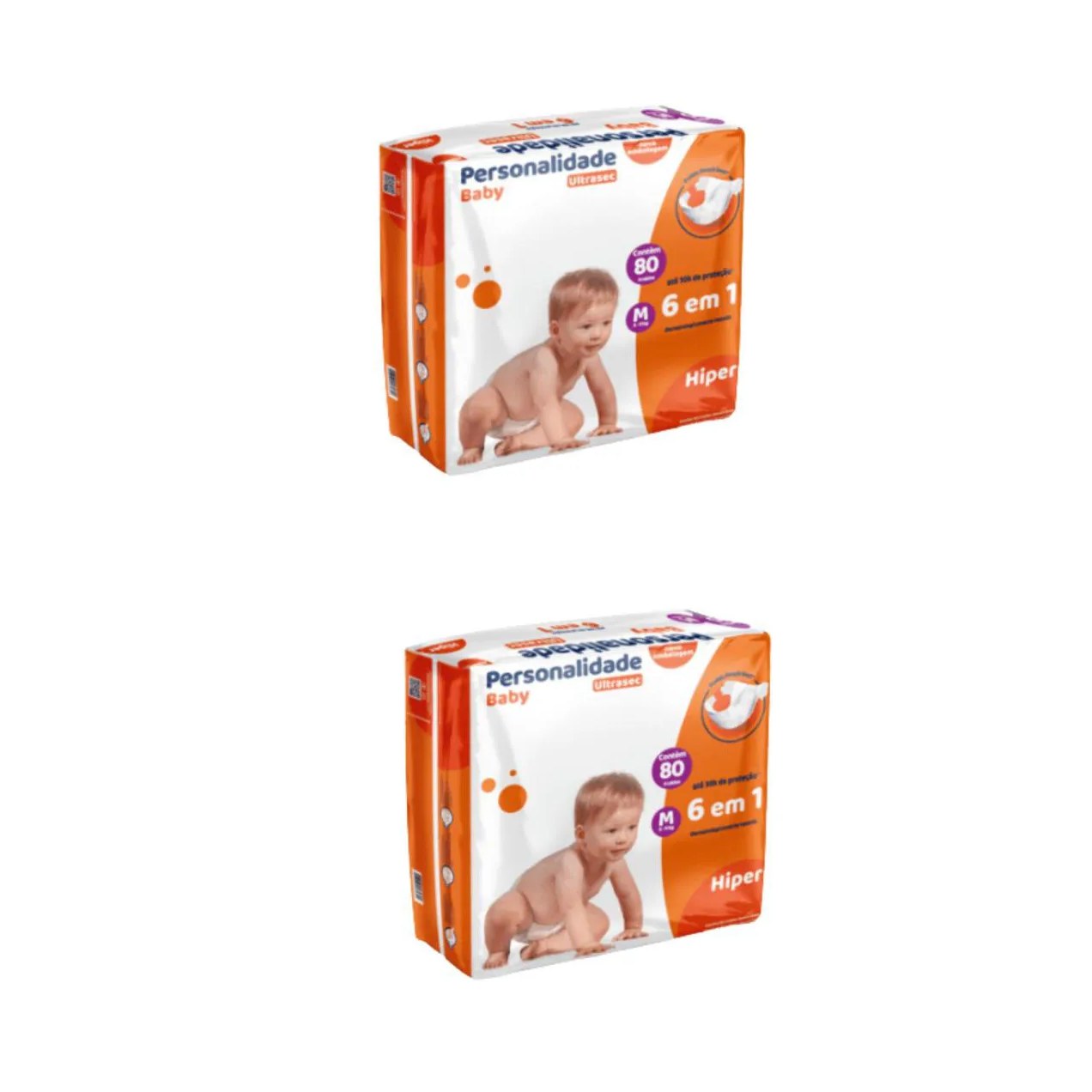 Kit C2 Fralda Infantil Hiper M Ultrasec - Personalidade