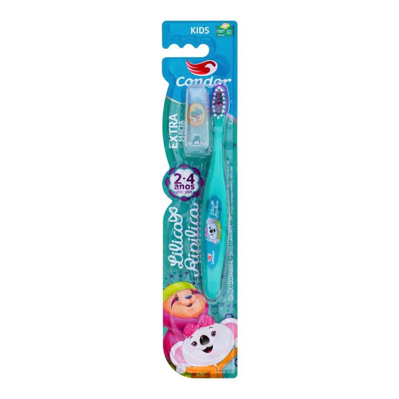 Escova Dental Extramacia Lilica Ripilica Condor Cabeça P